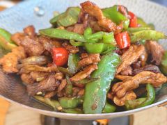 鲍鱼辣椒炒肉-花舍·新派粤菜·西餐·下午茶(亚运村·鸟巢店)