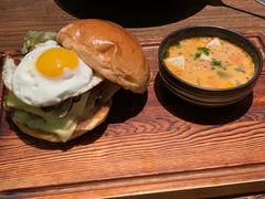 双层焦香和牛芝士汉堡-盐说Salt Talk北美风味西餐厅(海上世界店)