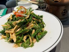 凉拌丝瓜尖-黑窑厂糖油饼烤鸭·清真菜(旗舰店)