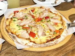 烧烤熏鸡肉披萨-城门披萨