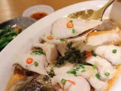 鲜花椒冬菜蒸鲈鱼-粤集·手工粤菜(皇庭广场店)