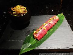 和风薄切生牛肉沙拉-花隐日式怀石料理(万象城购物中心店)