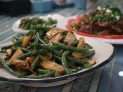 杏鲍菇炒豇豆-阿吾丹的烤羊·新疆菜·抓饭·拌面(乌尔禾店)