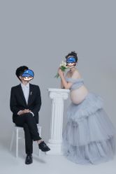 点击看大图 -十孕纪高端孕妇亲子摄影