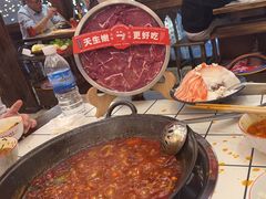 -热火朝天鲜切牛肉火锅(南强街巷店)