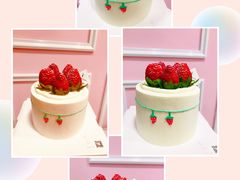 4英寸复古手绘动物奶油蛋糕-艾加柒克蛋糕茶歇甜品台(春熙路店)