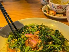 马拉盏炒通菜-大头虾越式风味餐厅(光明广场店)