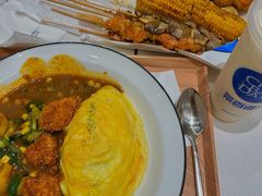 炸鸡块咖喱蛋包饭-池奈·咖喱蛋包饭(熙地港店)