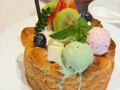面包冰淇淋水果沙拉-大鸭梨烤鸭(甘家口店)