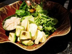 蟹肉酪梨有几嫩叶色拉-老乾杯和牛烧肉(王府中环店)