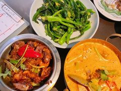 蒜蓉芥蓝-大头虾越式风味餐厅(光明广场店)