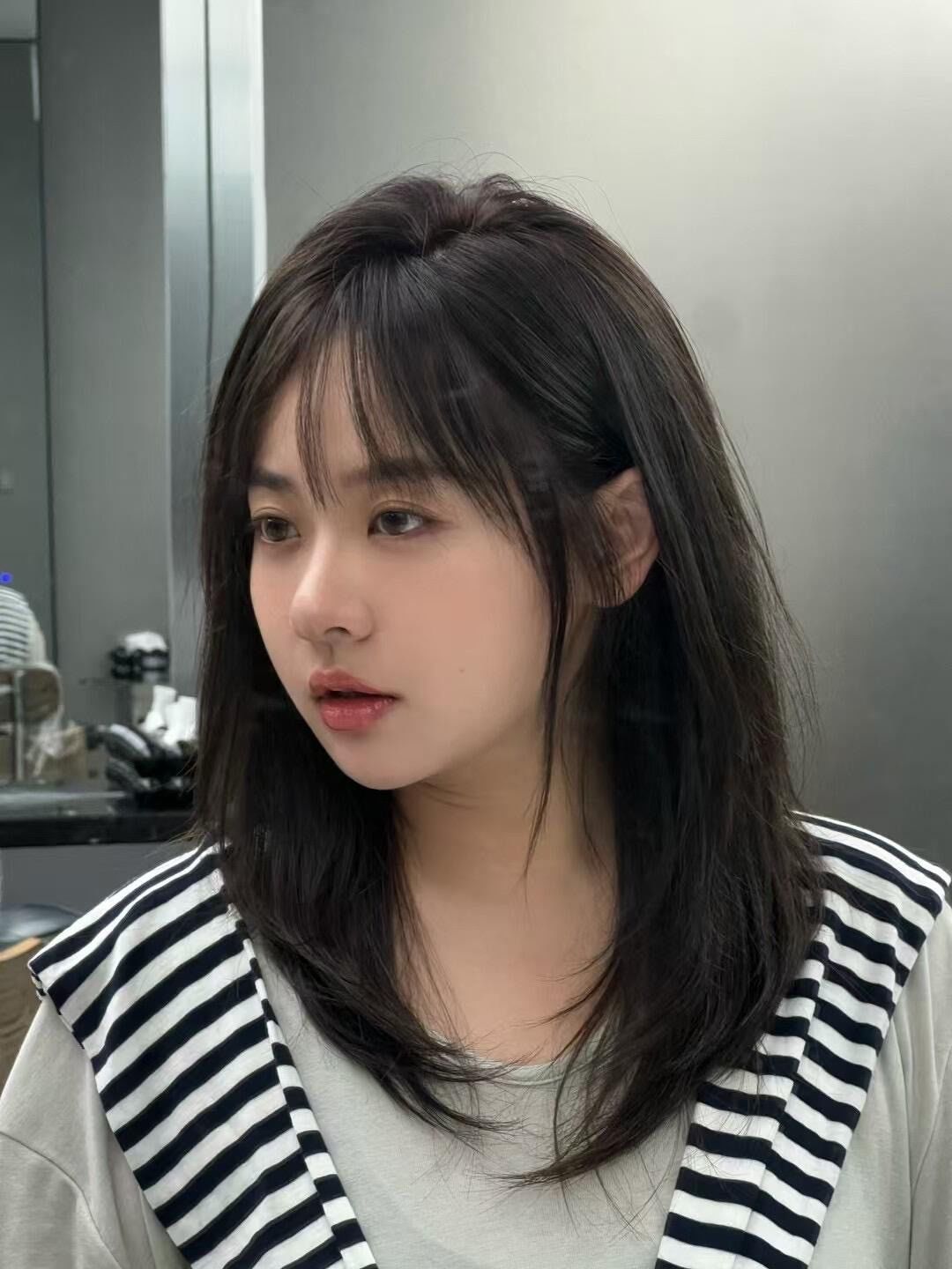 圆脸方脸都适合韩系发型