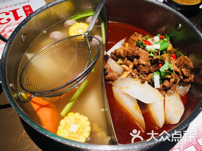 左庭右院鲜牛肉火锅(合生汇店)特色鸳鸯牛腩锅图片 - 第34张