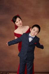 -时光纪亲子全家福照相馆(静安店母女写真父母纪念照)