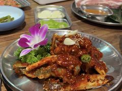 -明洞阿姨·韩式酱蟹烤肉·创意料理(三元桥店)