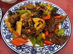 火爆腰花-北大地皖峰饭馆