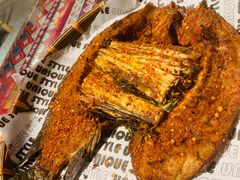 酥嫩香茅草烤罗非鱼-火塘云南烧烤大排档