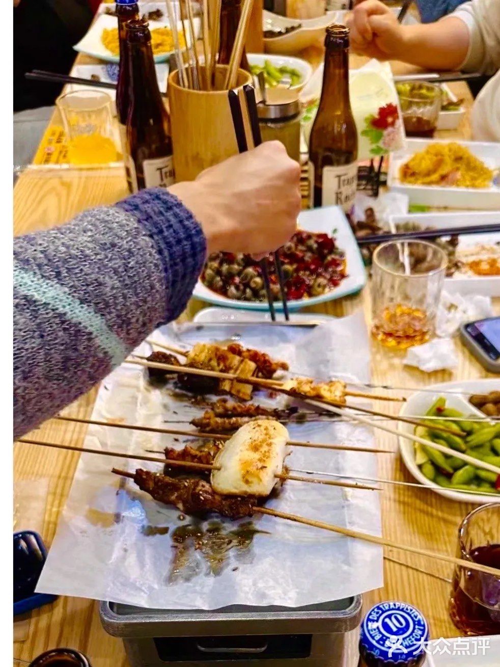 排骨串~烧烤~啤酒~我的快乐回来啦