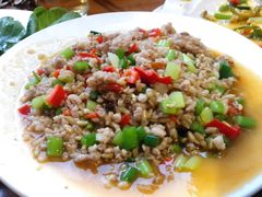 燕麦炒肉-翕庐小苑