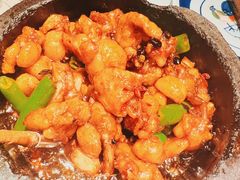 石锅杭椒牛蛙-桂满陇-西湖船宴(西单大悦城店)