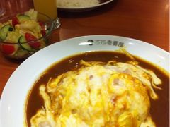 奶香鸡肉咖喱蛋包饭-COCO壱番屋(北京平安国际金融中心店)