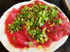 香菜牛肉-一斗火锅·招财羊毛肚(北温泉九号店)