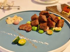青柠海盐煎和牛粒-广州富力丽思卡尔顿酒店·丽轩·粤菜