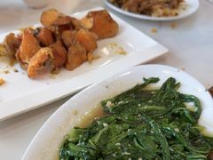 素炒油麦菜-马旭土鸡焖花卷新疆菜大盘鸡·真域顺西域美食(天马大道店)
