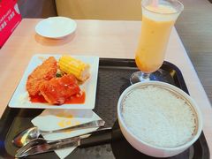粟米炸鱼鸡扒饭-大家乐(广州中华广场店)