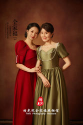 -时光纪亲子全家福照相馆(静安店母女写真父母纪念照)
