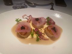 香煎北海道带子佐俄罗斯鱼子酱-弗兰克牛排西餐厅Ribone steak house(柠檬花园店)