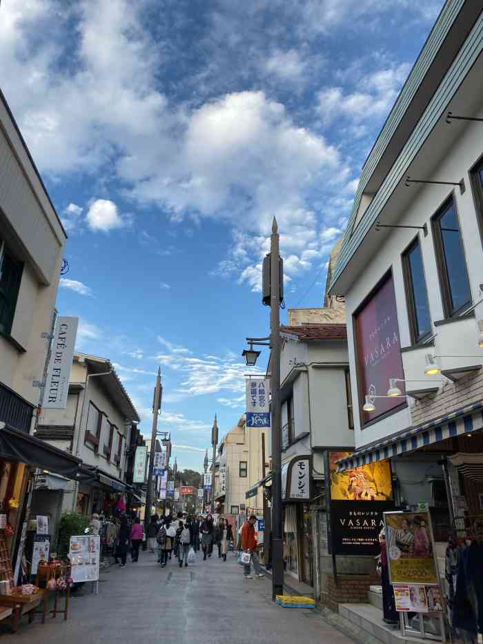 镰仓 小町通り-"镰仓,电车07的最后一站～一条步行街～很.