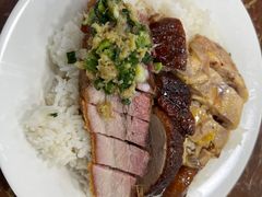 三拼饭(烧鸭,火肉,叉烧)-陈光记烧腊店(罗保博士街店)