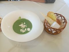 菠菜芦笋蟹肉汤-长隆海洋王国-海洋大街餐厅