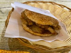 鸡皮夹烧饼-老徐烧烤涮肚(交道口店)