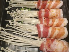 金针菇五花肉-九田家黑牛烤肉料理(太阳城店)