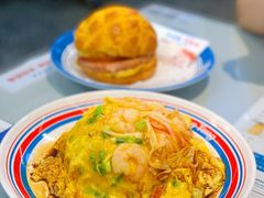 虾仁煎蛋饭-敏华冰厅(平安金融中心店)