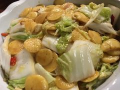 白菜炒绿豆饼-古镇老食铺-徐州非遗技艺餐厅(大学城店)
