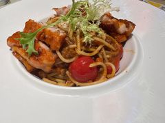 意式茄汁肉酱鸡排面-豪客来牛排(绿宝广场店)