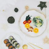 蛋白 : 藜麦+鸡蛋+肉松