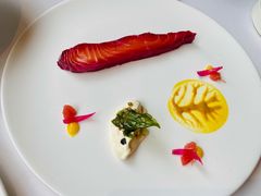 挪威烟熏三文鱼水晶黄瓜香槟奶油-福楼法餐厅FLO