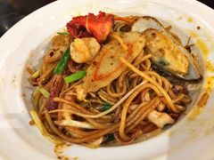 XO醬海鮮炒烏冬-兰芳园丝袜奶茶(凯茵新城店)