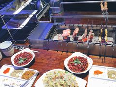 自助取餐区-三个蒙古大叔羊肉串(大宁店)