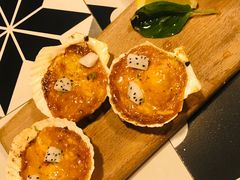 焗烤扇贝-CRAZYONES西班牙海鲜饭(日月光店)