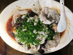特色香葱淋鲈鱼-粤·向群饭店(泮塘路店)