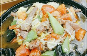 Sizzling Beef with Tomato