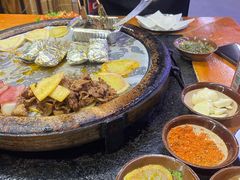 -老姐石板烧烤+铜炭火锅(总店)