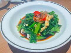 干葱菌菇灼菜心-太二酸菜鱼(天鹅湖万达店)