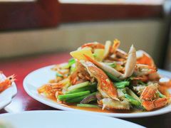 姜葱炒花蟹-潮香阁海鲜餐厅(较场尾店)