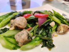 鲮鱼丸炒菜心远-红馆喜宴(十亩地店)